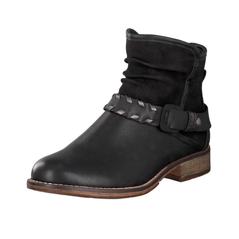 Botas Rieker 97770-00 Para Mulher - Pretas